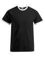 Ringer T-shirt Promodoro 3070 Black-White